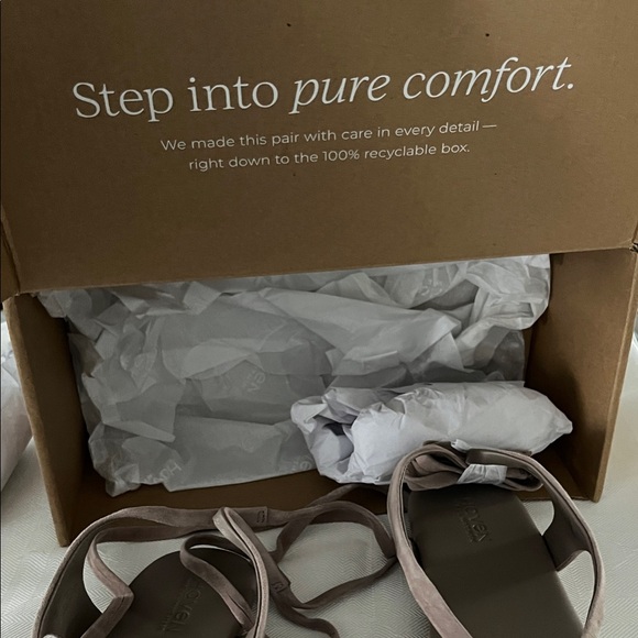 Haven Suede Wrap-Up Thong Sandals Color Mica Size 8M New With Tags - Picture 2 of 8